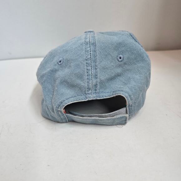 Maine Ball Cap Women's Floral Blue Adjustable - Picture 3 of 3